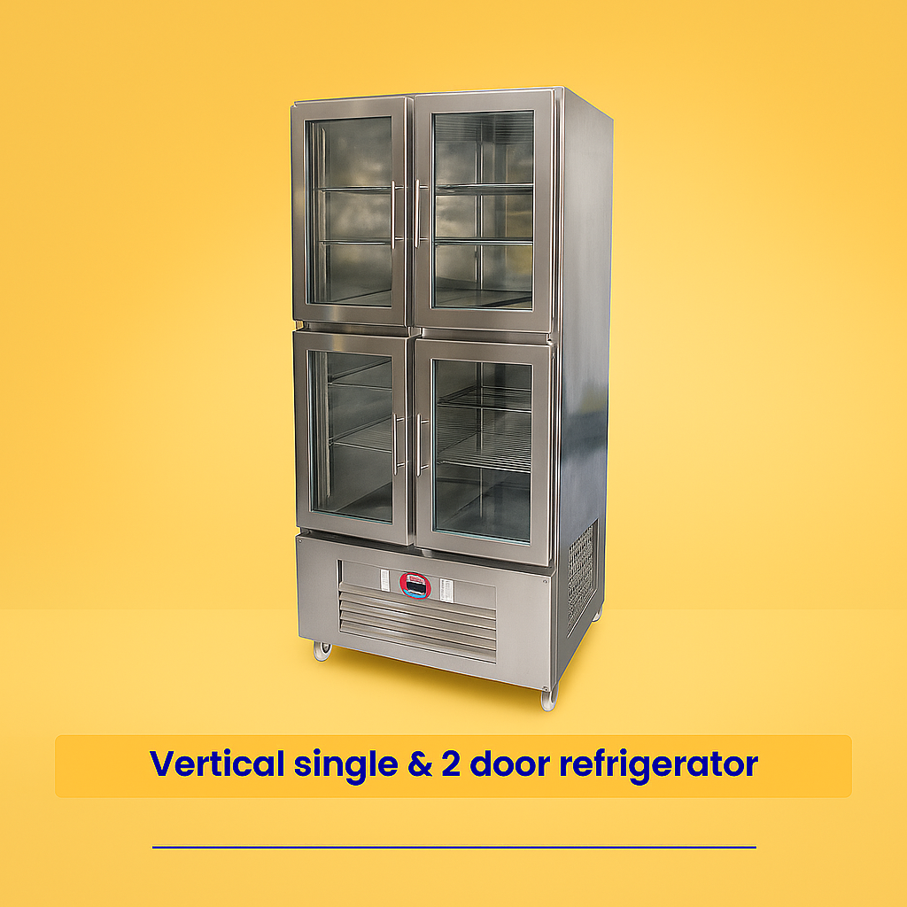 4-Glass Door Refrigerator
